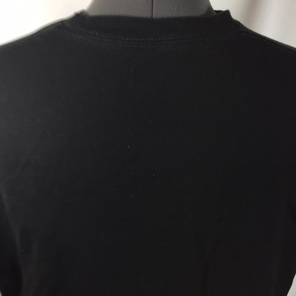 Steelers Tee Shirt Men Size M/M Black Shirt Sleeves - Picture 4 of 6